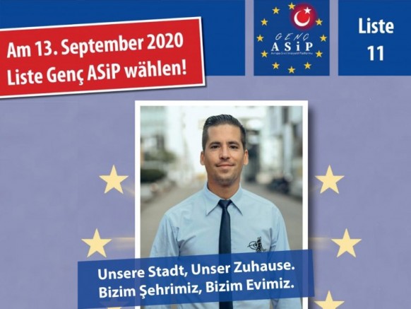 Liste Genç ASIP Köln Uyum Meclisi seçimlerine 11. sıradan katılıyor.